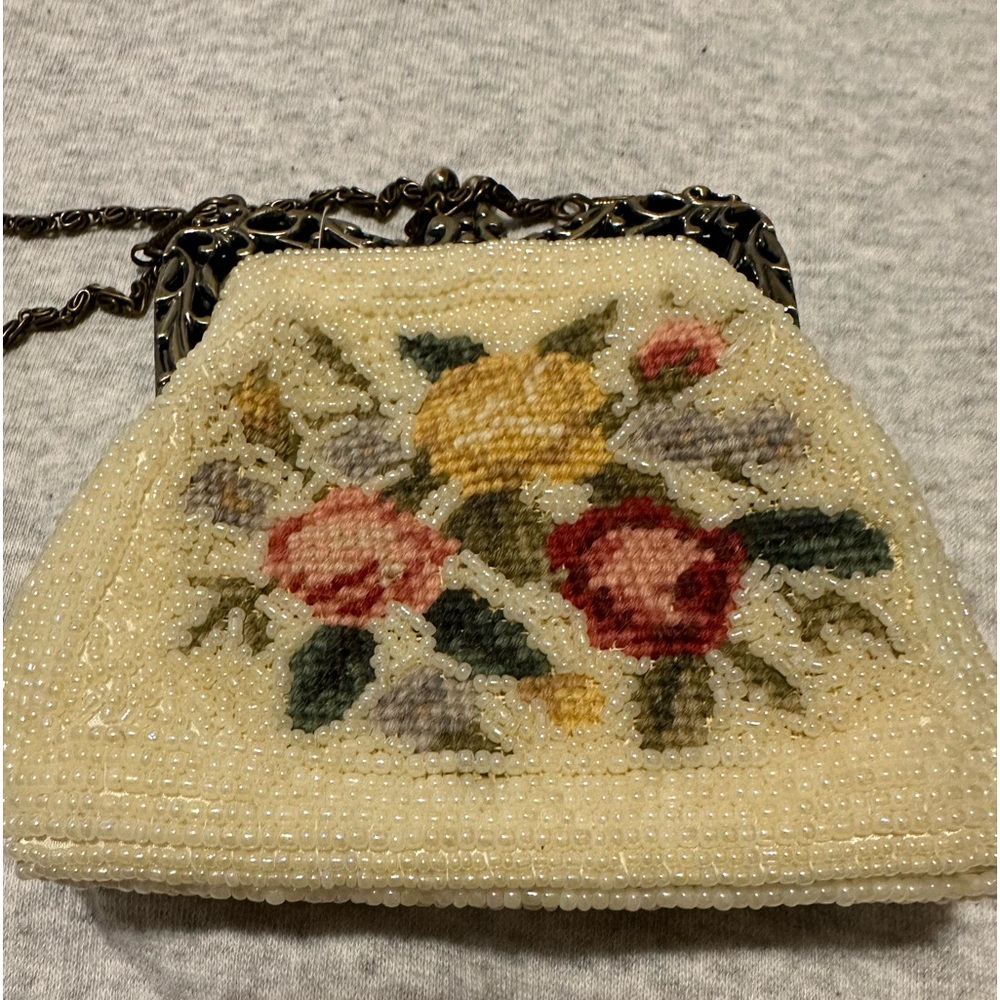 Mini beaded and neddlepoint bag-l.